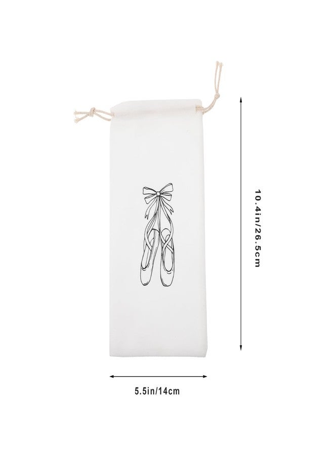 BESTYASH 3 Pcs Pointe Shoe Bag Dance Shoe Bags Shoe Storage Ballet Dance Shoes Bag Drawstring Dance Shoe Pouch Bag for Women Girls, Medium Women/Medium Men - Image 3